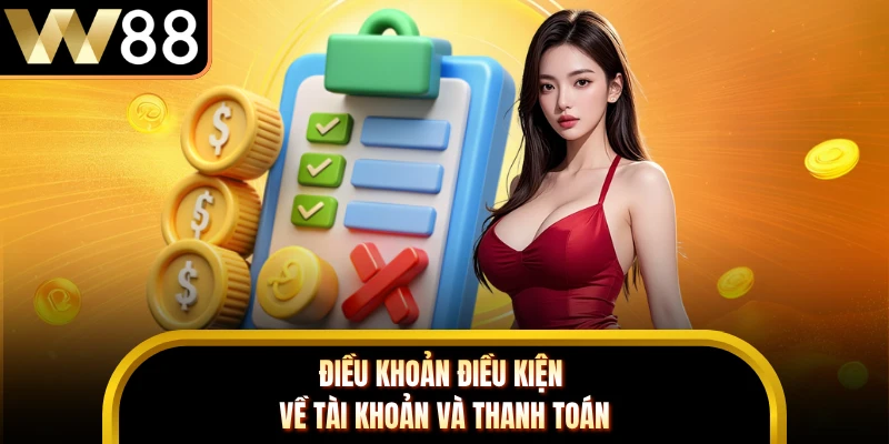 Điều khoản điều kiện về tài khoản và thanh toán